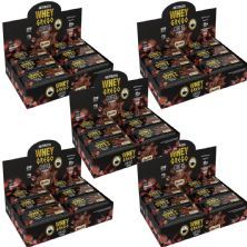 Kit 5X Barra Whey Grego Bar Coffee Cream - 12 Unidades 40g Caf� com Chocolate - Nutrata