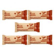 Kit 5X Barrinha de Proteina - 1 Barra 45g Salted Caramel - Eat Clean
