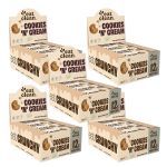Kit 5X Barrinha de Proteina - 12 Barras 45g Cookies & Cream - Eat Clean