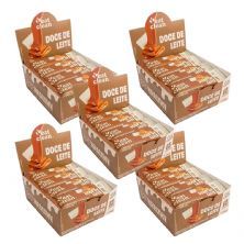 Kit 5X Barrinha de Proteina - 12 Barras 45g Doce de Leite - Eat Clean