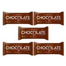 Kit 5X Barrinha de T�mara True Bar Protein - 1 Unidade de 35g Chocolate Meio Amargo - True Source