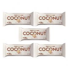 Kit 5X Barrinha de T�mara True Bar Protein - 1 Unidade de 35g Coconut- True Source