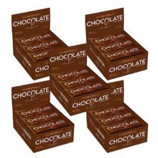 Kit 5X Barrinha de T�mara True Bar Protein - 12 Unidades de 35g Chocolate Meio Amargo - True Source