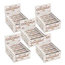 Kit 5X Barrinha de T�mara True Bar Protein - 12 Unidades de 35g Coconut - True Source