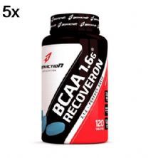 Kit 5X BCAA 1.6G Recoveron - 120 Tabletes - BodyAction
