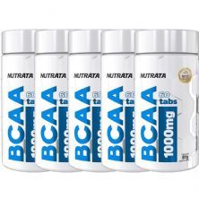 Kit 5X BCAA 1000mg - 60 Tabs - Nutrata