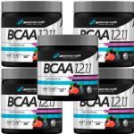 Kit 5X BCAA 12:1:1 Recoveron - 100g A�a� c/ Guaran� - BodyAction
