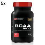 Kit 5X BCAA 1800 - 120 C�psulas - BodyBuilders
