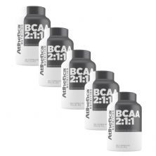 Kit 5X  Bcaa 2:1:1 - 120 C�psulas - Atlhetica Nutrition
