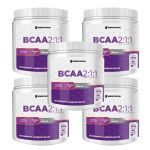 Kit 5X Bcaa 2:1:1 - 180g Natural - NewNutrition
