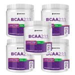 Kit 5X Bcaa 2:1:1 - 204g Lim�o - NewNutrition