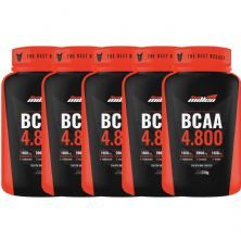 Kit 5X Bcaa 4800mg com Ribose - 120 Tabletes - New Millen