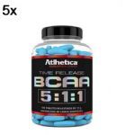 Kit 5X BCAA 5:1:1 Time Release - 120 Tabletes - Atlhetica Nutrition