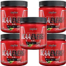 Kit 5X BCAA Energy N.O2 - 240g Morango com Lim�o - IntegralM�dica