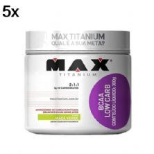 Kit 5X BCAA Low Carb - 300g Ma�� Verde - Max Titanium