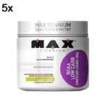 Kit 5X BCAA Low Carb - 300g Ma�� Verde - Max Titanium