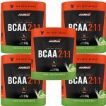 Kit 5X Bcaa Premium 2:1:1 - 210g Lim�o com Hortel� - New Millen