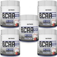 Kit 5X BCAA Pure - 300g Guarana com A�a� - Nutrata