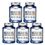 Kit 5X Bcaa Super Pump 1,5g -120 C�psulas - ProFit
