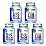 Kit 5X Bcaa Super Pump 6g  - 60 Tabletes - ProFit