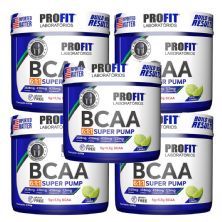 Kit 5X Bcaa Super Pump Powder 6:1:1 - 150g Lim�o - ProFit