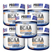 Kit 5X Bcaa Super Pump Powder 6:1:1 - 150g Natural - ProFit