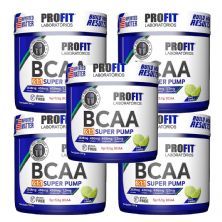 Kit 5X Bcaa Super Pump Powder 6:1:1 - 300g Lim�o - ProFit