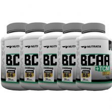 Kit 5X BCAA + TCM - 90 C�psulas - Nutrata