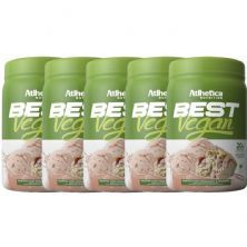 Kit 5X Best Vegan - 500g Muffin com Morango & Banana - Atlhetica Nutrition