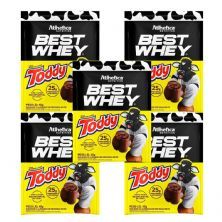 Kit 5X Best Whey - 1 Sach� 40g Achocolatado Toddy - Atlhetica Nutrition