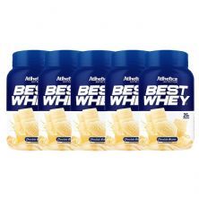Kit 5X Best Whey - 900g Chocolate Branco - Atlhetica Nutrition