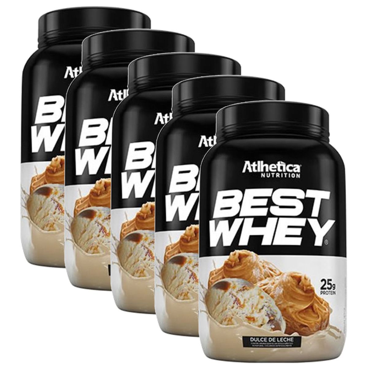 Kit 5X Best Whey - 900g Doce de Leite - Atlhetica Nutrition