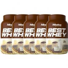 Kit 5X Best Whey - 900g Original com Caf� - Atlhetica Nutrition