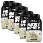 Kit 5X Best Whey - 900g Vanilla Cream - Atlhetica Nutrition
