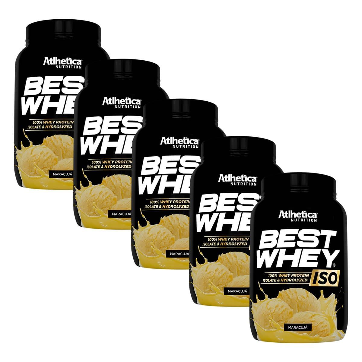 Kit 5X Best Whey Iso - 900g Maracuj� - Atlhetica Nutrition