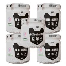 Kit 5X Beta Alanine Borntodisrupt - 300g Sem Sabor - Under Labz
