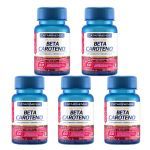 Kit 5X Beta Caroteno - 60 C�psulas - Catarinense Nutri��o