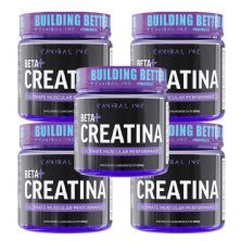 Kit 5X Beta + Creatina - 200g Natural - Canibal