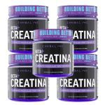 Kit 5X Beta + Creatina - 200g Natural - Canibal