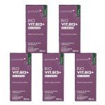 Kit 5X Bio Vit B12+ Nova Composi��o - 20ml Frutas Vermelhas - Puravida