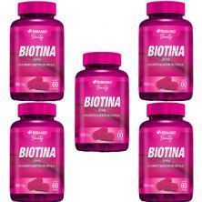 Kit 5X Biotina 45mcg - 60 C�psulas - Herbamed