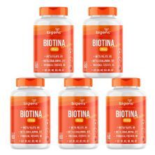 Kit 5X Biotina Complex - 60 C�psulas - Bigens