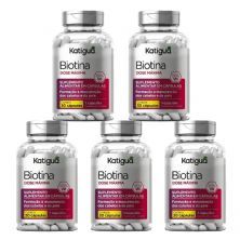 Kit 5X Biotina Dose M�xima - 30 C�psulas - Katigu�