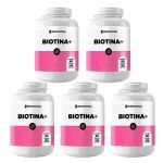 Kit 5X Biotina Plus -  120 C�psulas - NewNutrition