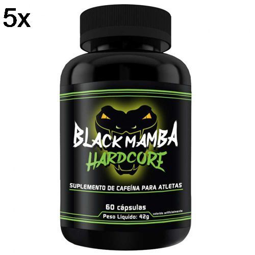 Kit 5X Black Mamba Hardcore - 60 C�psulas - Intlab