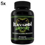 Kit 5X Black Mamba Hardcore - 60 C�psulas - Intlab