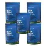 Kit 5X Blue Calm Magnesium Supplement - Refil 350g Lim�o e Maracuj� - Pura Vida