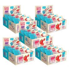 Kit 5X Body Protein Barra - 9 Unidades 40g Morango - Equaliv