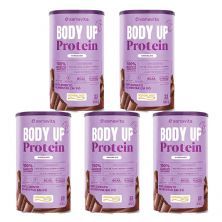 Kit 5X Body up Protein - 450g Chocolate - Sanavita