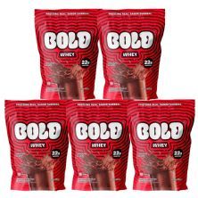 Kit 5X Bold Whey - 450g Refil Chocolate ao Leite - Bold